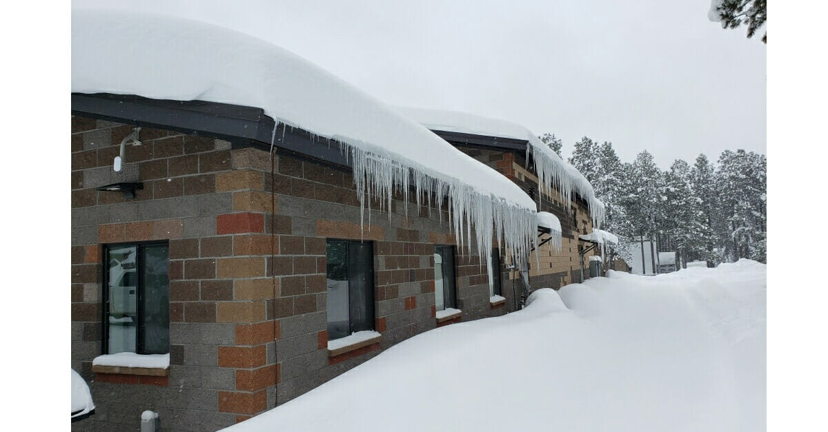 Snow is no Problem for Forest Lakes Fire Station